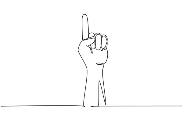 Single Continuous Line Drawing Hands Icons Symbols Emoji Hand Icons — Vetor de Stock