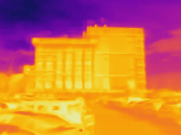 People Covid Real Thermal Camera Image — Stock Photo, Image