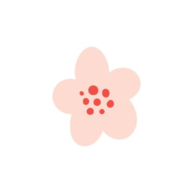 Karalama rengi çiçekler. Sevgililer günün kutlu olsun ve yabani ot tasarımı elementleri. Vektör illüstrasyonu.