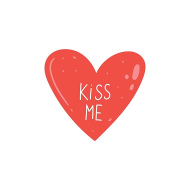 Kalp. Sevgililer günün kutlu olsun ve yabani ot tasarımı elementleri. Vektör illüstrasyonu.