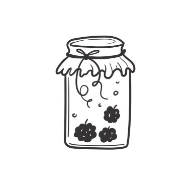 El çizimi sonbahar karalaması renksiz çizimler seti. Vektör nesneleri. Poster, arkaplan veya kart çizimleri.