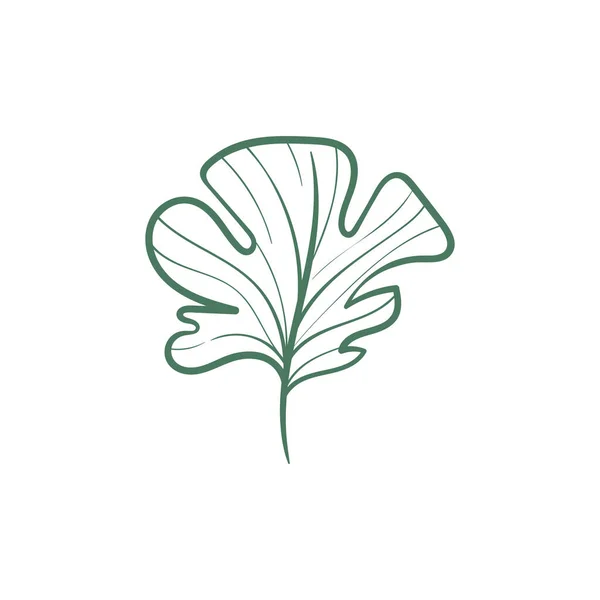 Doodle Flowers Icon Ilustraţie Trasă Mână Decor Floral Abstract Botanic — Vector de stoc