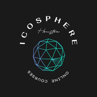 Geometrik teknoloji logo şablonu. Vektör gradyanı, İş ve Teknoloji Logoları için kullanılabilir. Düz Tasarım. Şablon elementi. Soyut işaret.