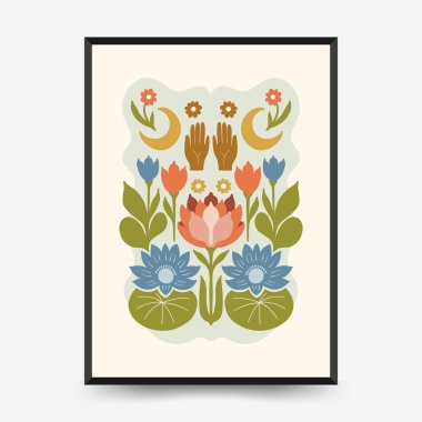 Sakin enerji ve meditasyondan esinlenen minimum vektör posteri. Soyut yoga silueti, yumuşak çizgiler ve doğal denge. Modern duvar sanatı ve dikkatli tasarım için mükemmel..