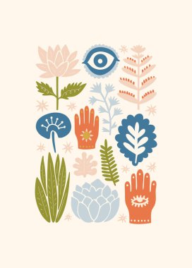 Meditasyondan ve sakin enerjiden esinlenilmiş minimum vektör çizimi. Yoga pozları, soyut şekiller, ve doğal uyum dikkatli tasarım için mükemmel, modern duvar sanatı.