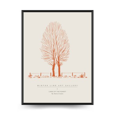 Mutlu Noeller ve mutlu noeller linocut poster şablonu. Modern trend Matisse minimal tarzı. Duvar kağıdı, duvar dekoru, baskı, kartpostal, kapak, şablon, pankart için el çizimi tasarımı.