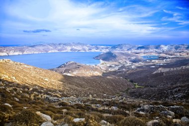 Panormos Bay yukarıdan.
