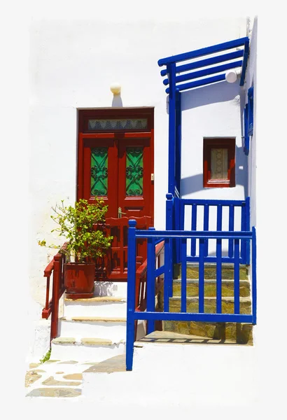 Geleneksel Yunan Adası ev.