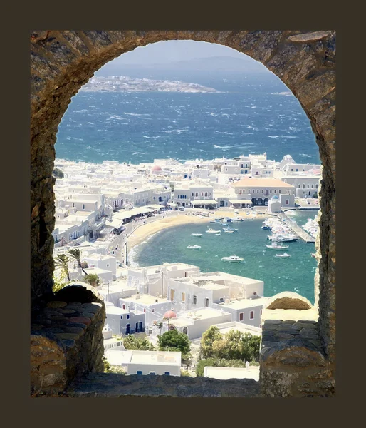 Mykonos kemer aracılığıyla