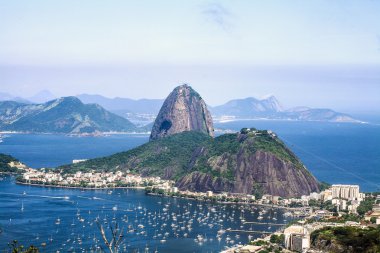 Corcovado Rio de Janeiro Brezilya Sugar Loaf Dağı