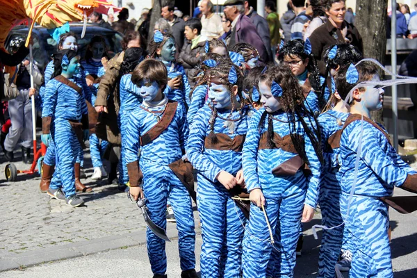 Escuela Carnaval Avatar — Foto de Stock
