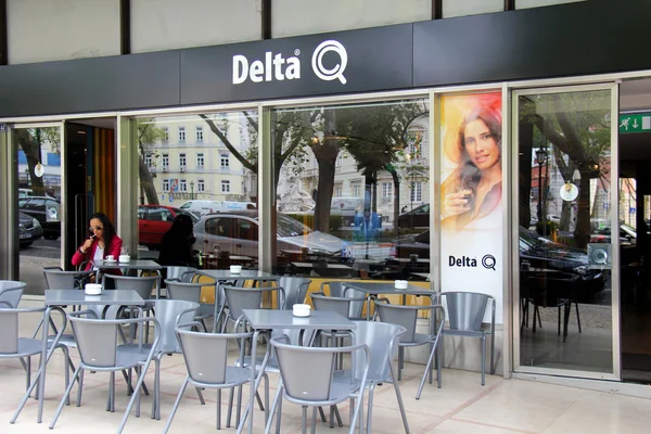 Delta koffie café — Stockfoto