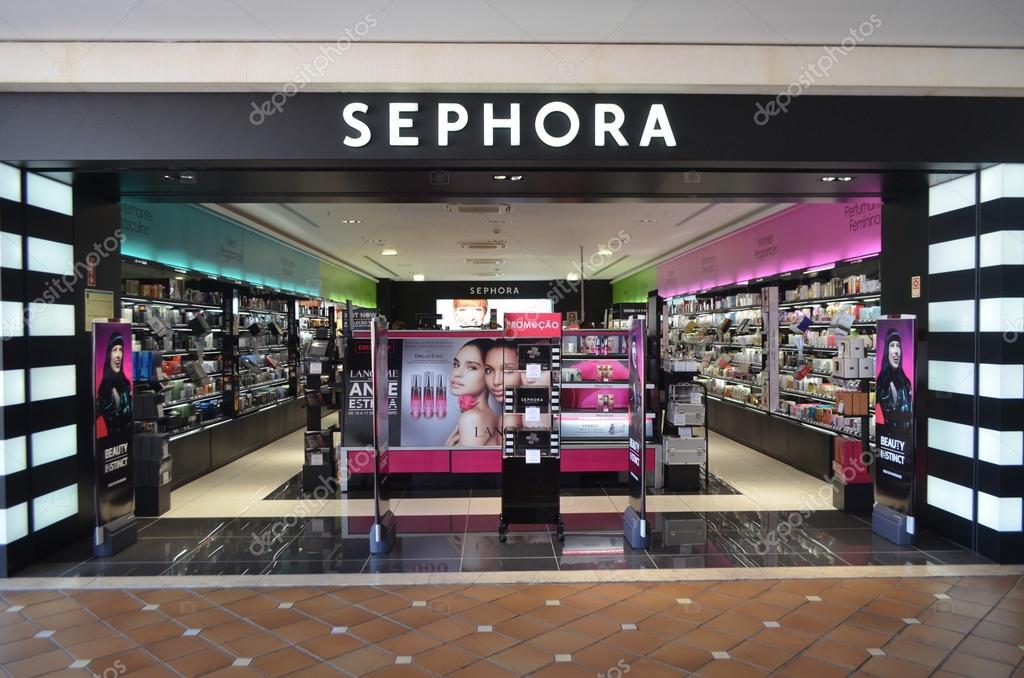Algarve, Portugal. 22 September 2013. Sephora make up and perfume store in a shopping mall in the Algarve Portugal.