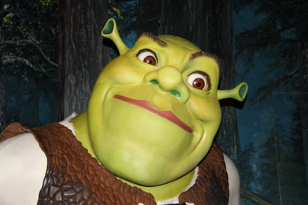 Shrek bij madame tussauds — Stockfoto