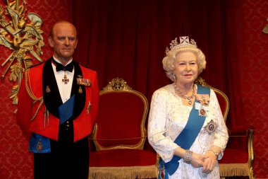 Kraliçe elizabeth II ve Prens philip, edinburgh Dükü
