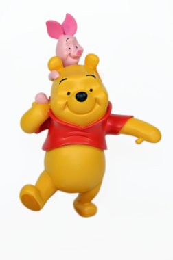 Disney's Winnie the Pooh and Piglet clipart
