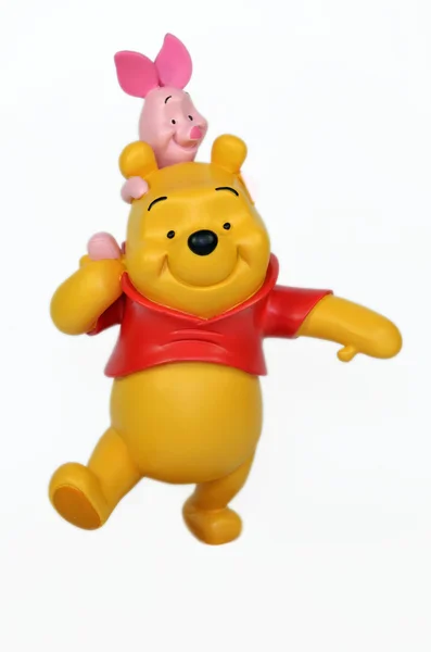 Disney's Winnie the Pooh and Piglet — Stock Photo, Image