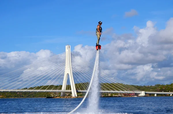 Flyboarding — Zdjęcie stockowe