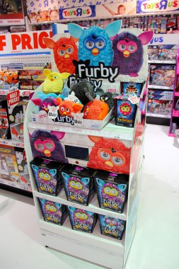 Furbies in Toysrus store clipart