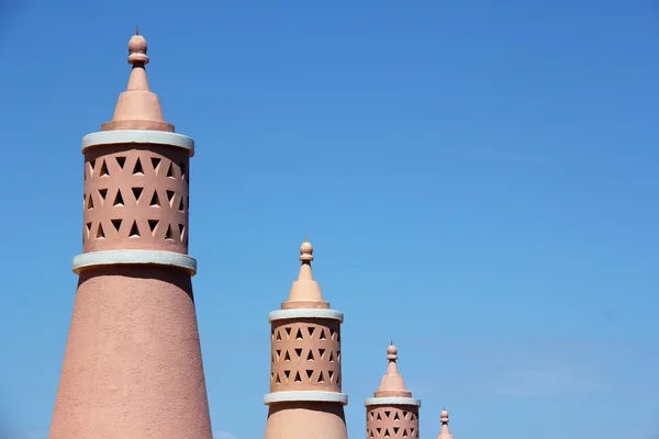 Algarve chimneys — Stock Photo, Image