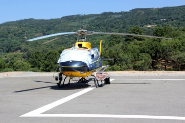 Portekiz kurtarma helikopteri. 