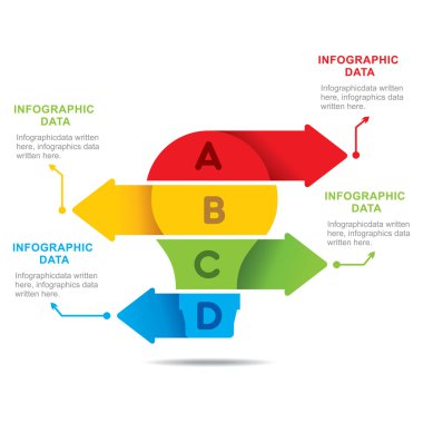 yaratıcı ampul şekli bilgi-grafik tasarım