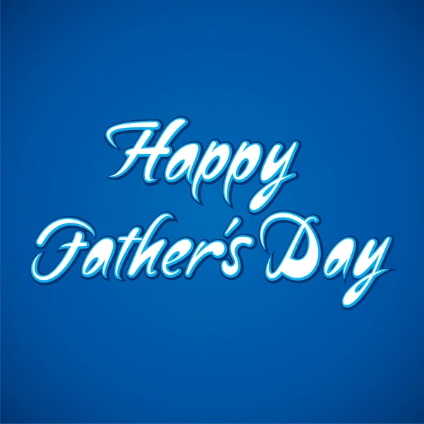 Happy father's day wenskaart ontwerp — Stockvector