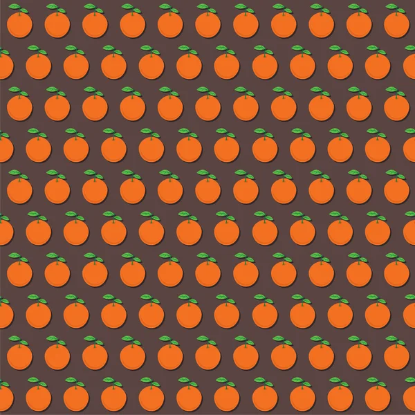 Orange motif de fruits fond design — Image vectorielle