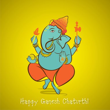 Ganesha chaturthi Festivali Afiş 