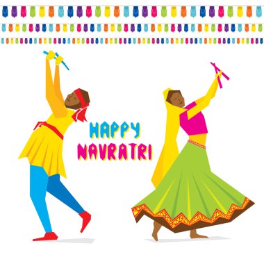 Navratri Festivali garba dansı ile kutlamak 