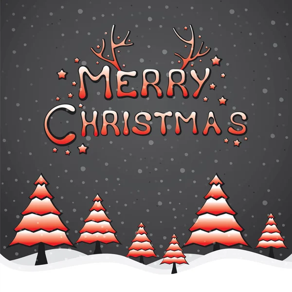 Creative merry Christmas background — Stock Vector