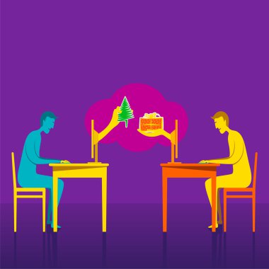 On-line Noel hediye vermek