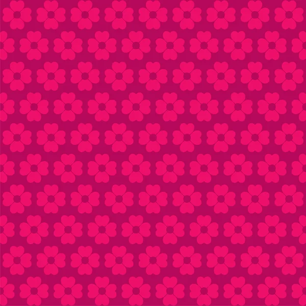 Patrón floral simple — Vector de stock