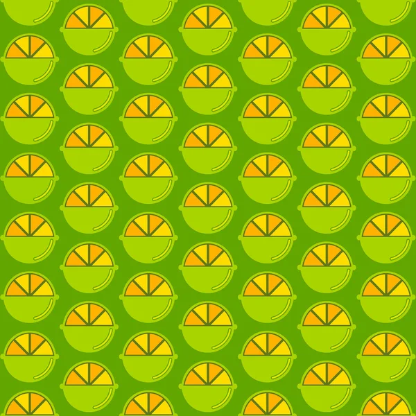 Diseño de patrón de limón creativo — Vector de stock