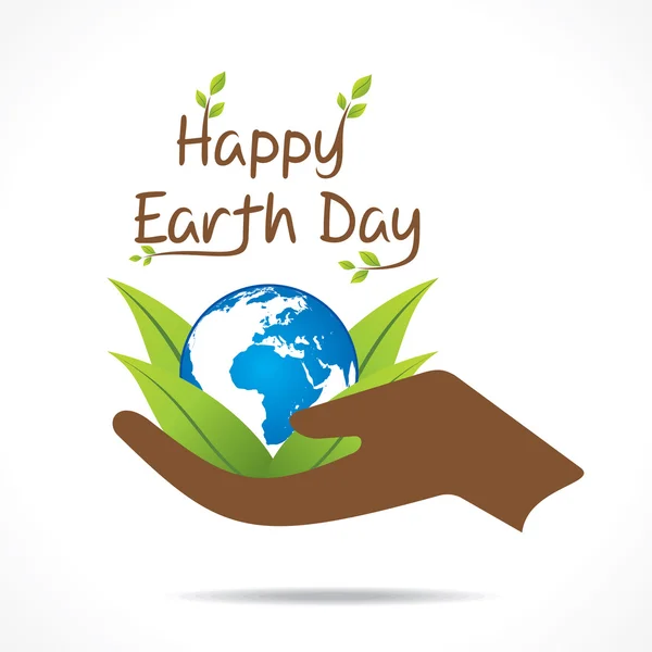 Earth day greeting card