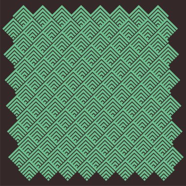 Yaratıcı kare şerit deseni