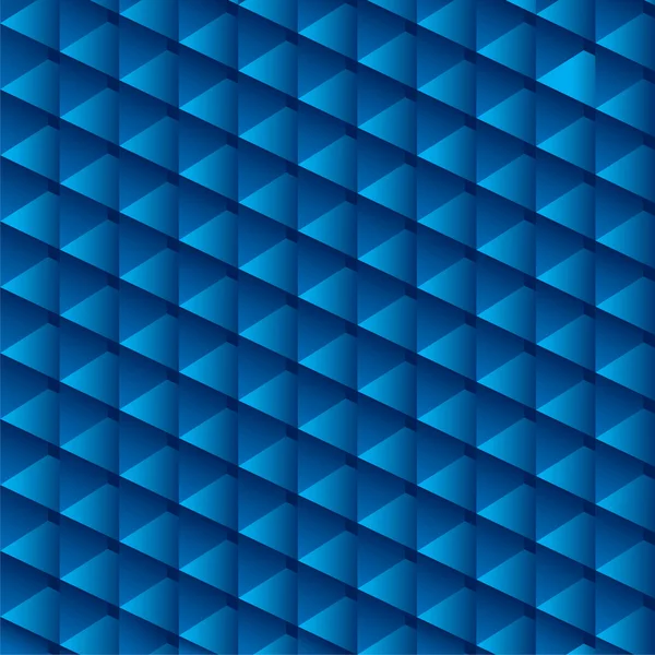 Kreativní triangle modrý vzor — Stockový vektor