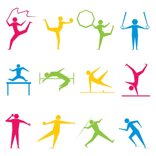 Set of Olympic games — Stockvector