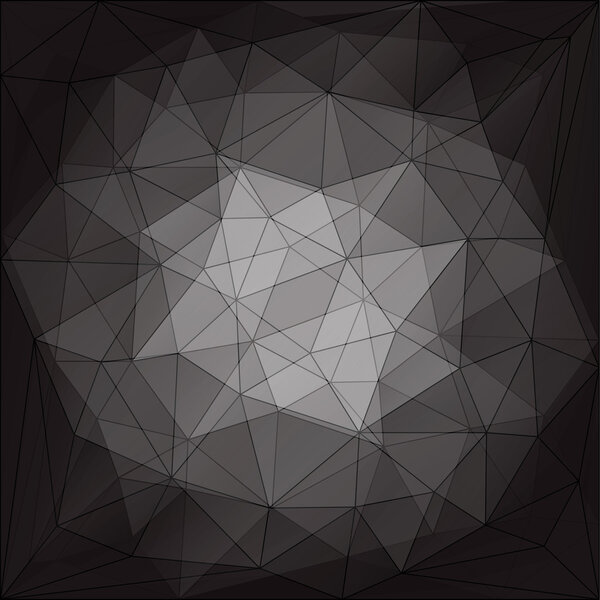 abstract grey shades triangular pattern