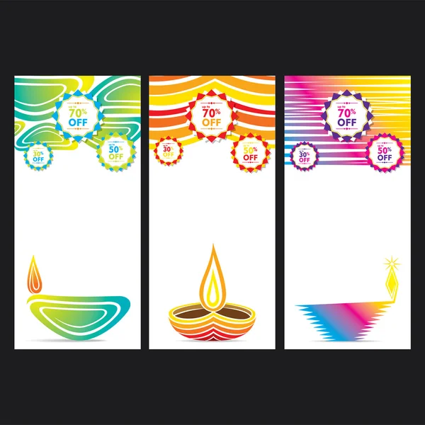 yaratıcı diwali banner veya broşür tasarım