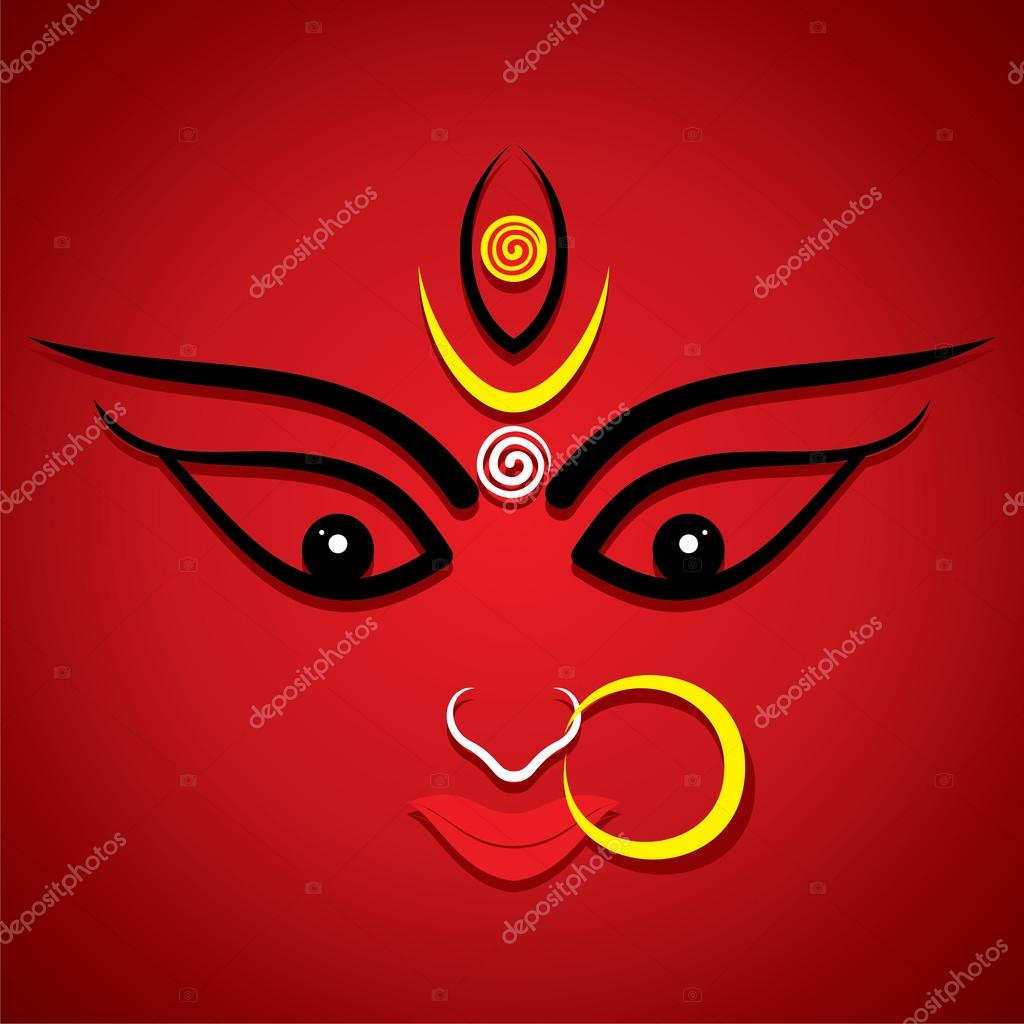 Maa durga face design Stock Vector Image by ©vectotaart #86220298 Maa durga face design Stock Vector Image by ©vectotaart #86220298