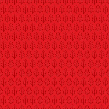 Kış yaprakları desen