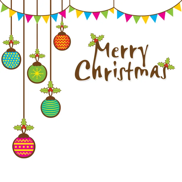 Merry christmas inscriptie — Stockvector