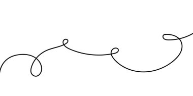 Dalgalı kıvrımlı bir çizgi. Karalamalar soyut kalıplar oluşturur. Kıvrımlı karalamalar, organik şekiller, karmaşık iplikler ve vektör biçiminde kaotik fırça darbeleriyle akan arkaplanlar oluşturur.