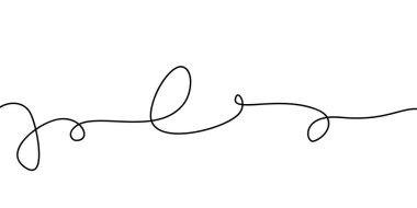 Dalgalı kıvrımlı soyut bir çizgi. Sürekli çizgi karalamaları dalgalı desenler oluşturur. Kıvrımlar akışkan karalamalar ve organik karışıklıklar minimalist tasarım ile soyut arkaplanlar yaratır. Soyut dalgalı çizgi deseni