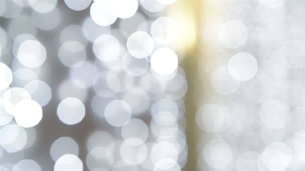 Defocused lights festive abstract background — Stock Video