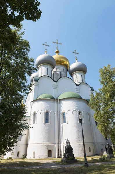 Vista panorámica del convento Novodevichy de Moscú — Foto de Stock
