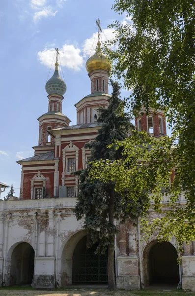 Vista panorâmica do Convento Novodevichy de Moscou — Fotografia de Stock