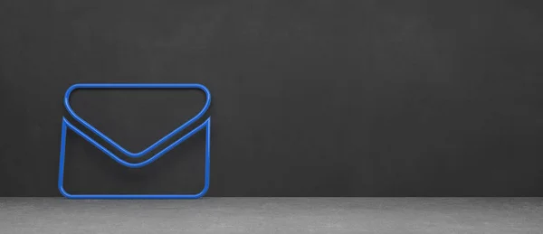 Arkaplan önünde soyut kişi simgesi - 3B İllüstrasyon