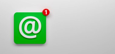 Arkaplan önünde soyut kişi simgesi - 3B Resim